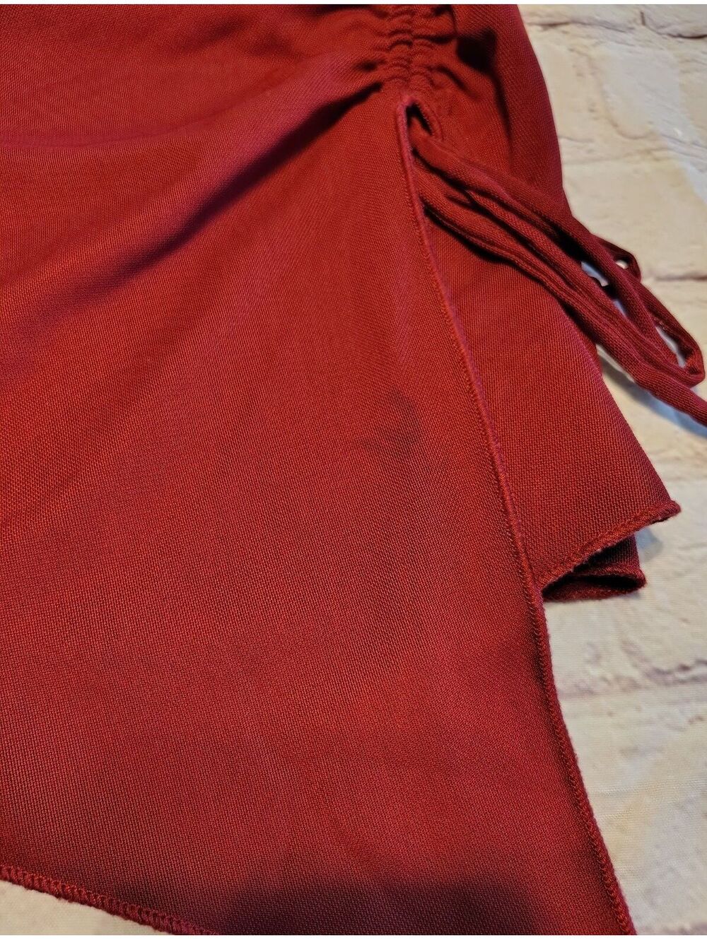 Garage Women's burgundy Halter Top Size Xs - Picture 4 of 5